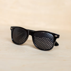 Pinhole Glasses angled view