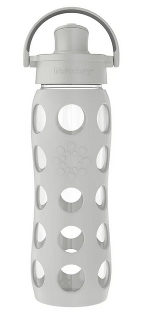 Lifefactory Glass Bottle - 22oz with Active Flip Cap