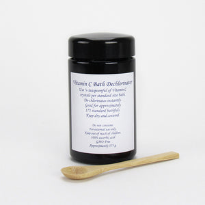 Vitamin C Bath Dechlorinator in Miron Glass Jar 200ml
