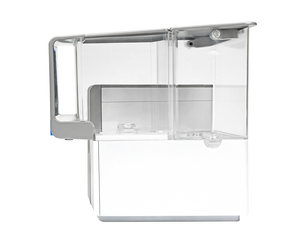 AquaTru Classic Reverse Osmosis System side.view with Tap Water Tank on the right