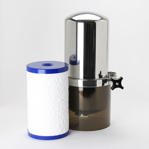 Multipure countertop water filter with CBTVOC cartridge