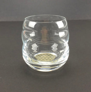Mythos Drinking Glass with Gold Flower of Life
