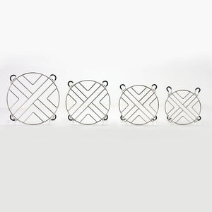 Steel stands for Berkey systems - top view