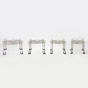 Steel stands for Berkey water purifiers - side view