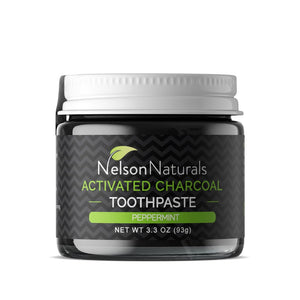 Nelson Naturals Activated Charcoal Whitening Toothpaste 3.3 oz