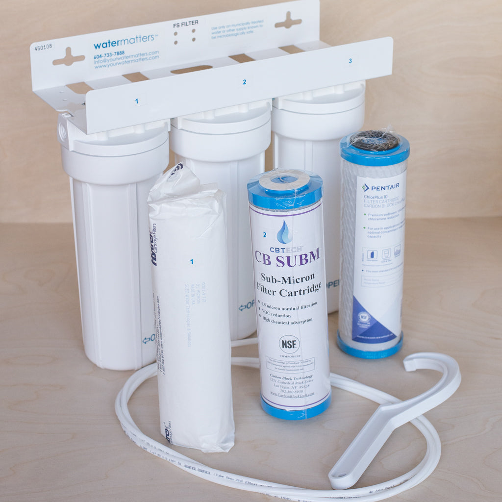 3-Stage Under Counter Water Filters