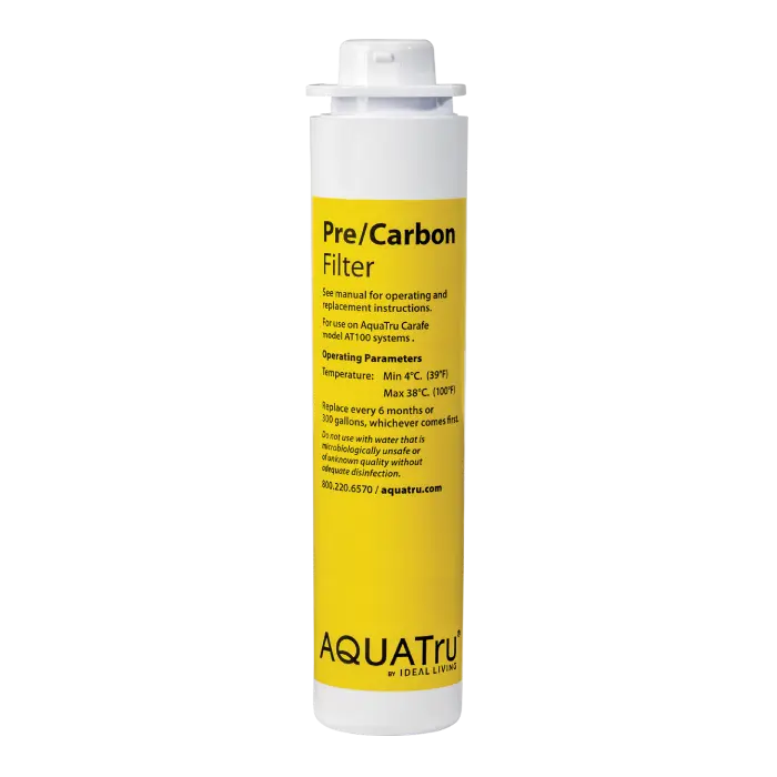 AquaTru Carafe Countertop Water Purifier Pre/Carbon filter