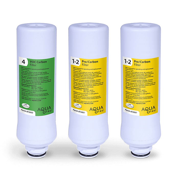 AquaTru 1st Year CLASSIC Model Cartridge Pack - No Minerals