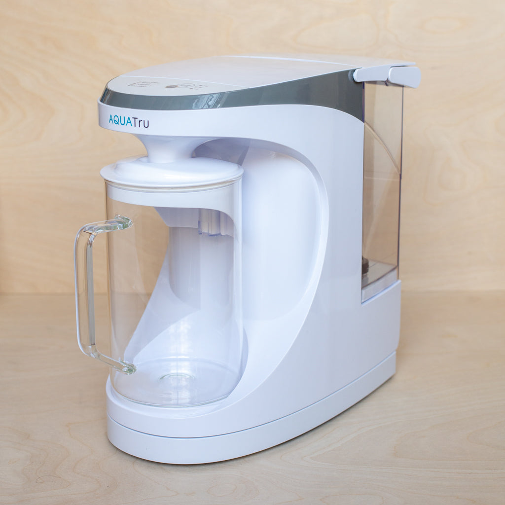 AquaTru Carafe Reverse Osmosis water purifier.
