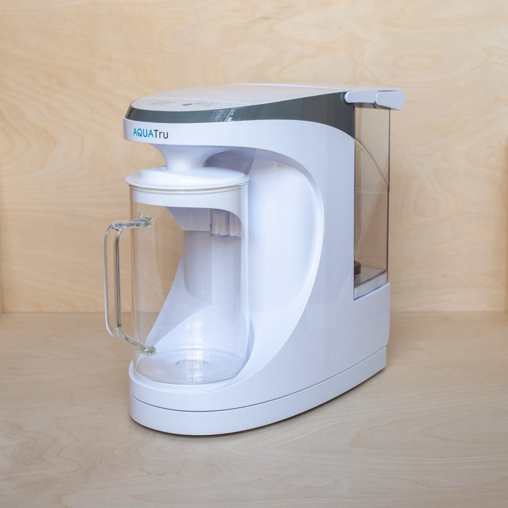 AquaTru Carafe Reverse Osmosis water purifier.