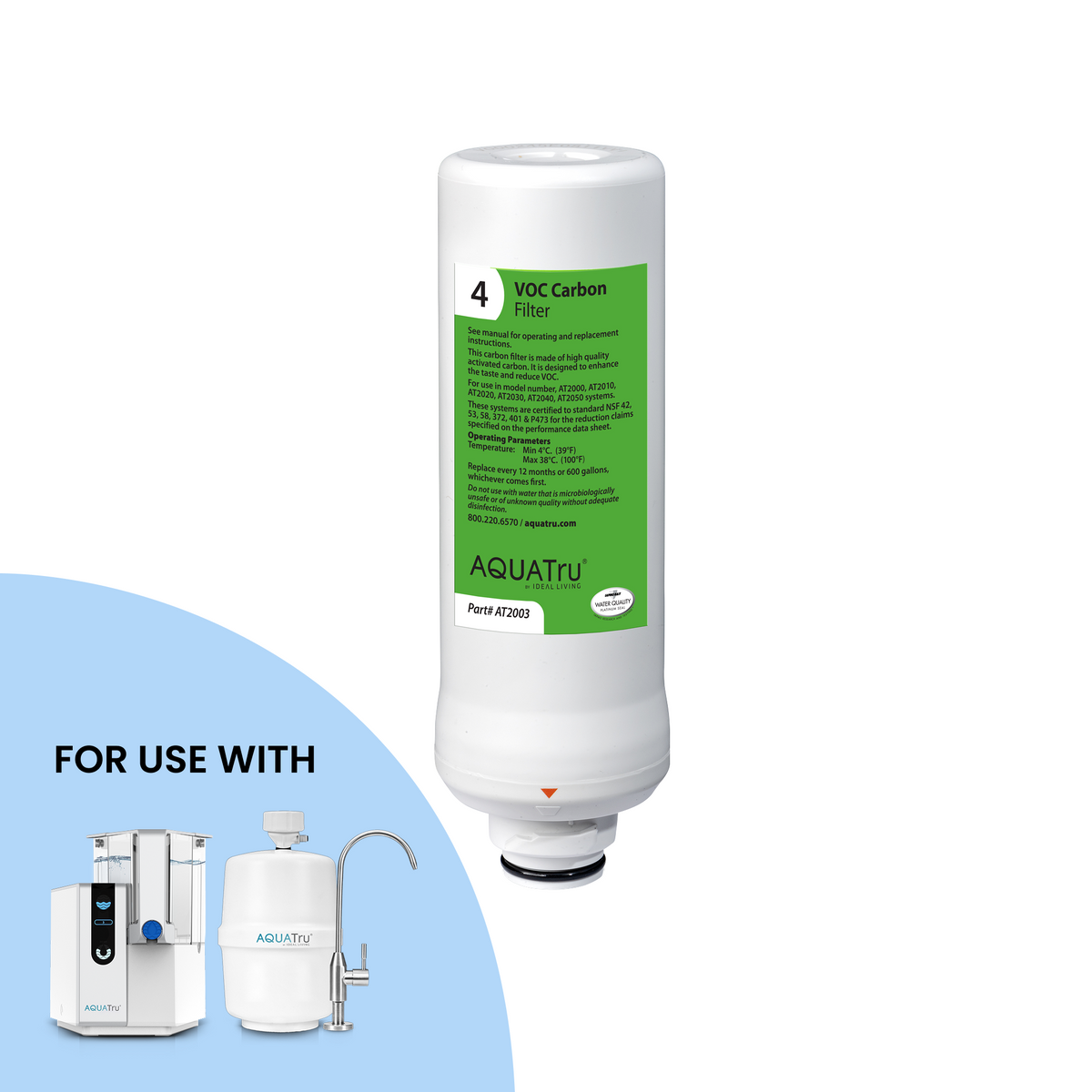 AquaTru Classic Carbon VOC Cartridge