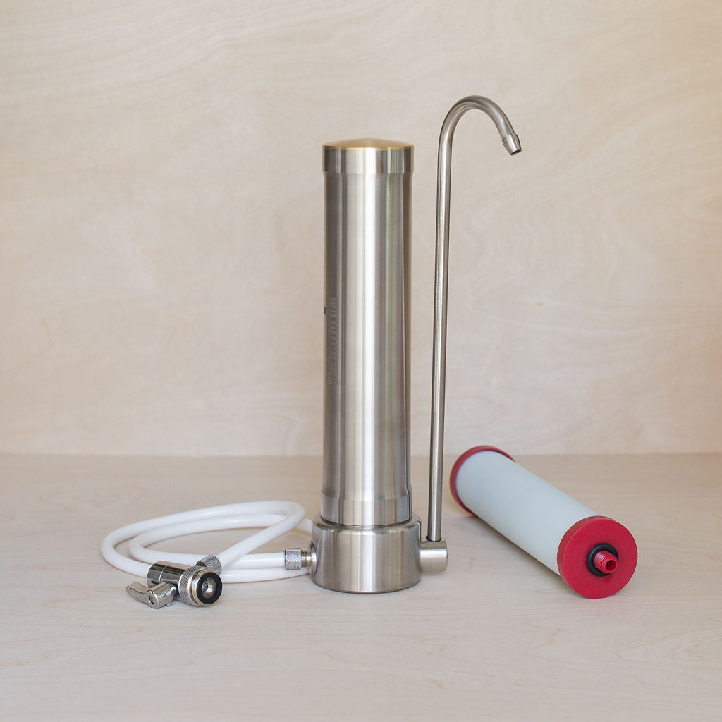 Max Stainless Steel Countertop Water Filter