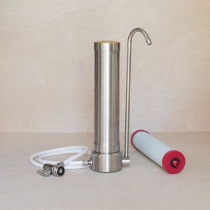 Max Stainless Steel Ceramic Countertop Water Purification System