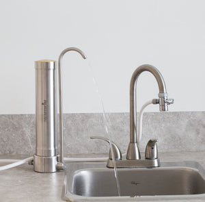 Max Stainless Steel Ceramic Countertop Water Purification System