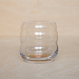 Mythos Drinking Glass with Gold Flower of Life