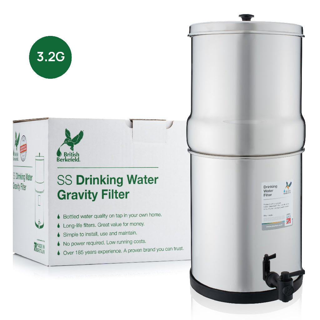 Berkey Light Water Filter System With 2 Ultra Sterasyl Ceramic Filters - 2.75 Gallon - Authorized Dealer