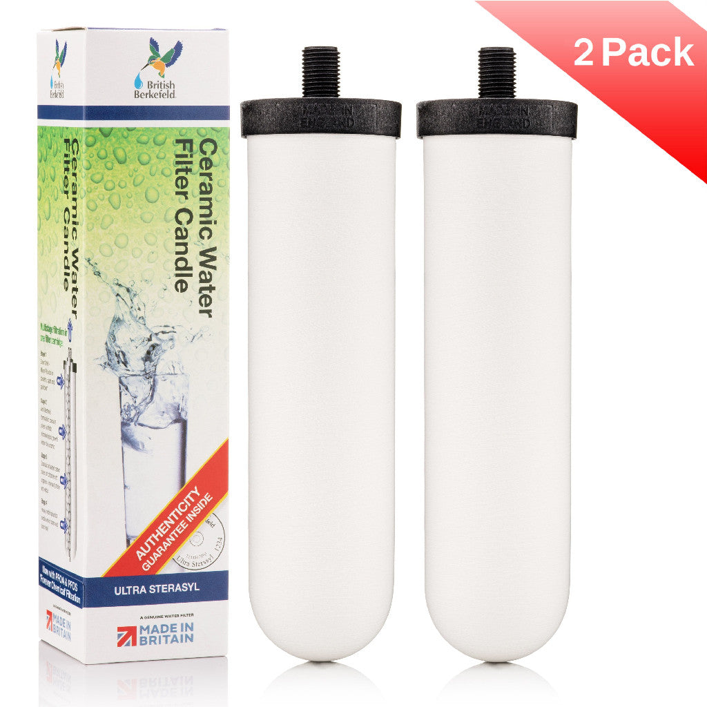 2 Pack of British Berkefeld Ultra Sterasyl ceramic filters.