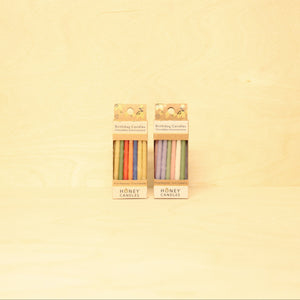 Honey Candles Pure Beeswax Birthday Candles