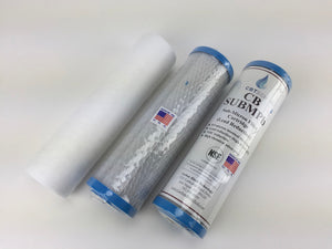 3 pak cartridge combo – CHLORINE (no fluoride added)