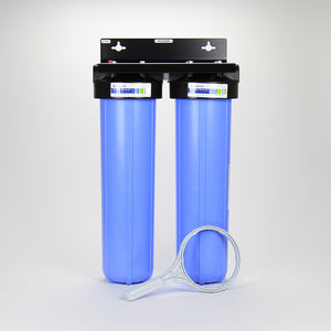 2-stage whole house water filter with wrench