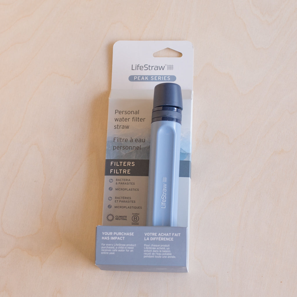 Life Straw Peak Series Personal Water Filter in package