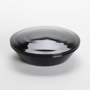miron violet glass dish with lid