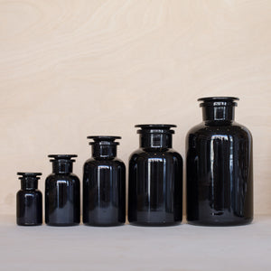 Miron Violet Glass Apothecary Jars