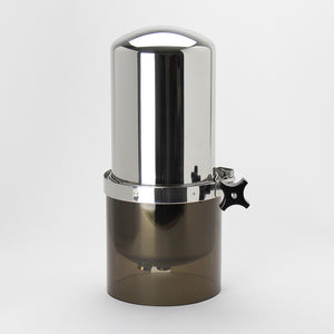 Multipure countertop water filter showing clamp knob