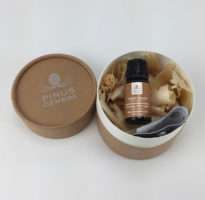 Pinus Cembra Essential Oil Refill with wood shavings