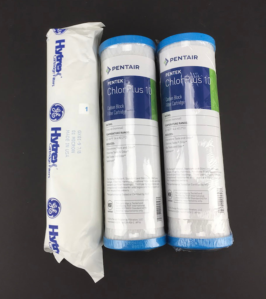 3 pak cartridge combo - Chloramine/NO Fluoride/NO Lead