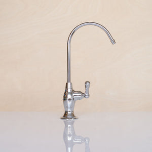 Vase style faucet with Polished Chrome finish