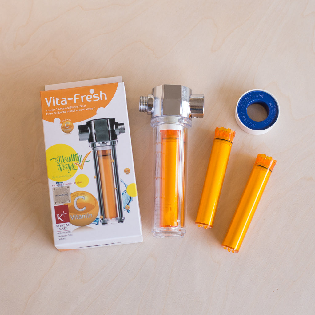 Vitamin C Advanced Vitafresh Shower Filter Replacement Filters 3 Pack - Clive De