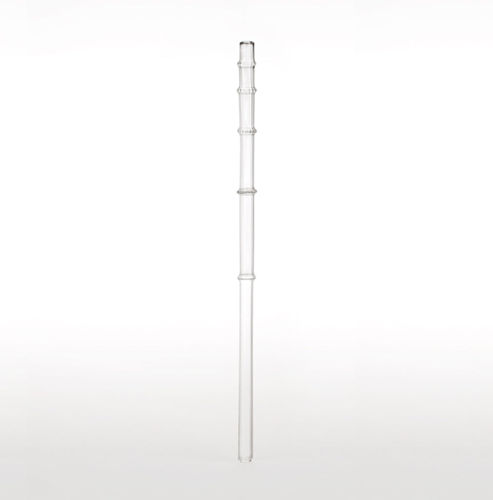Calamus glass drinking straw 