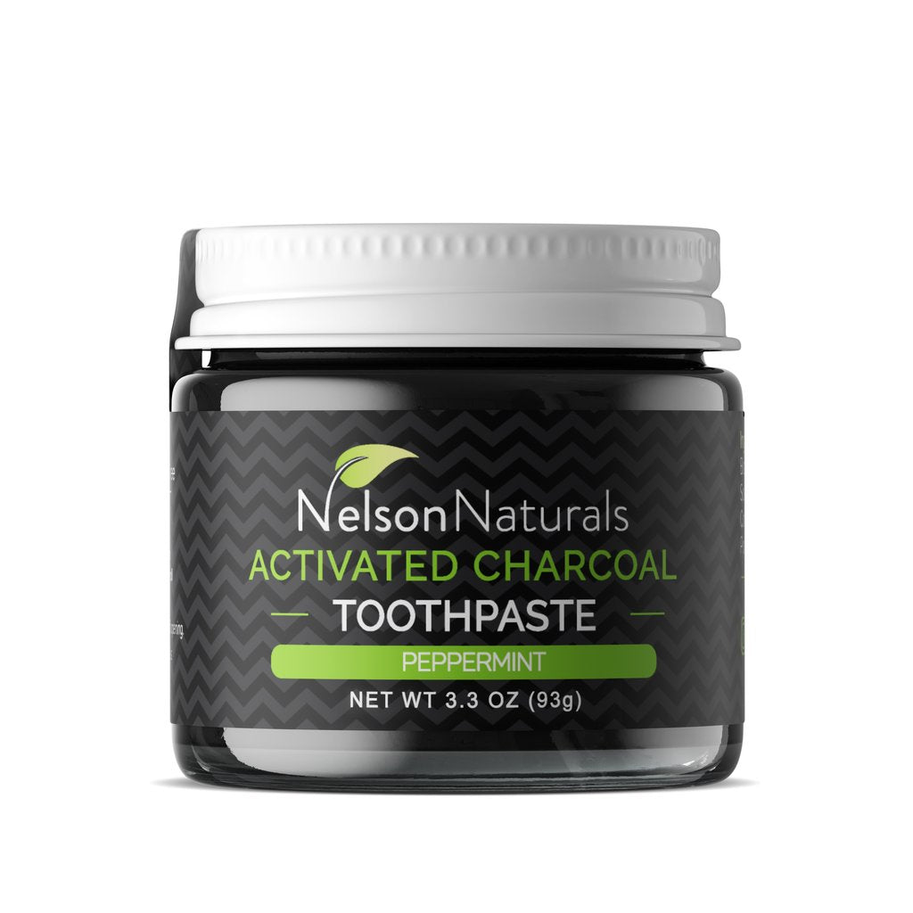 Nelson Naturals Activated Charcoal Whitening Toothpaste 3.3 oz