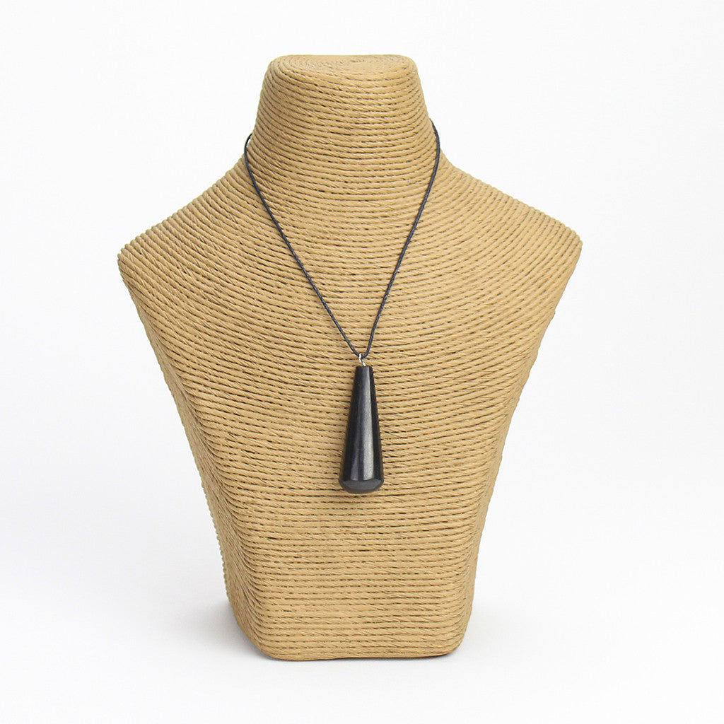shungite pendant conical