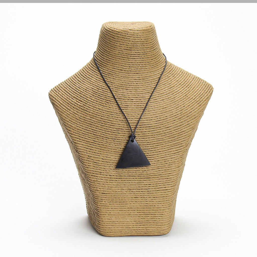 shungite pendant upward triangle