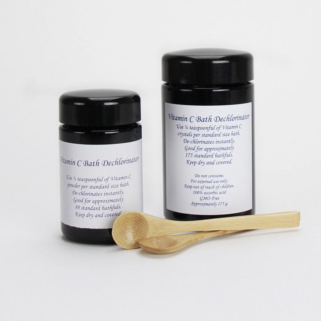 vitamin C bath dechlorinating powder 100ml and 200ml Miron glass jars